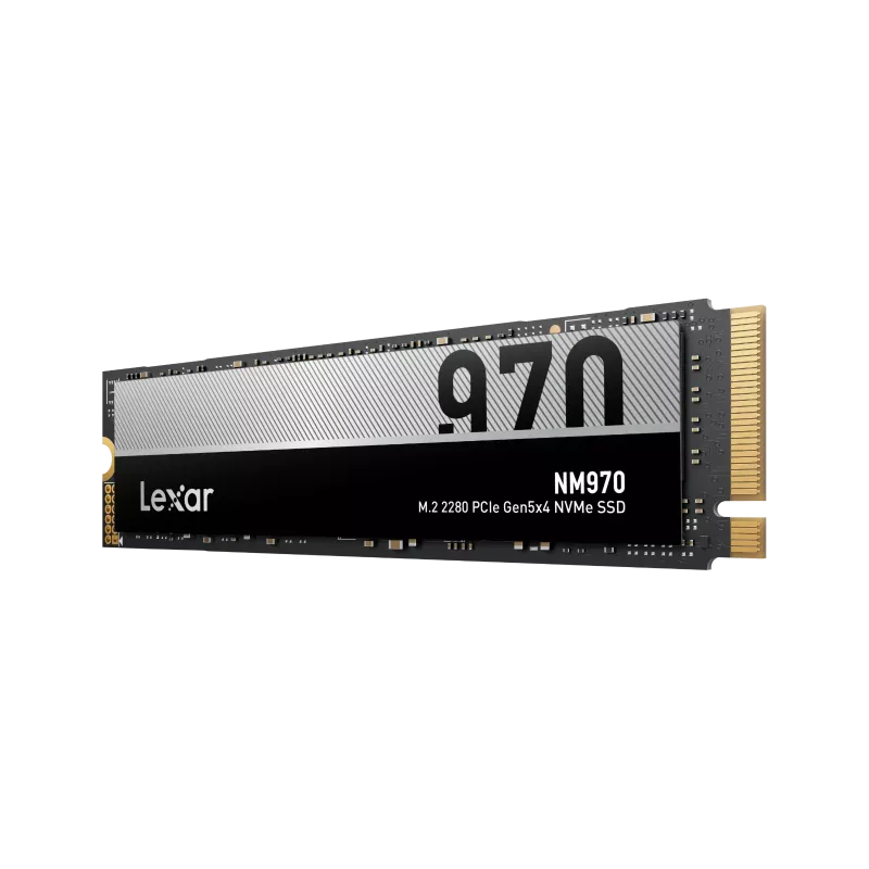 Lexar NM970 SSD de 1 TB M.2 2280 PCIe Gen5x4, velocidad de lectura 11000 MB/s, escritura 10000 MB/s