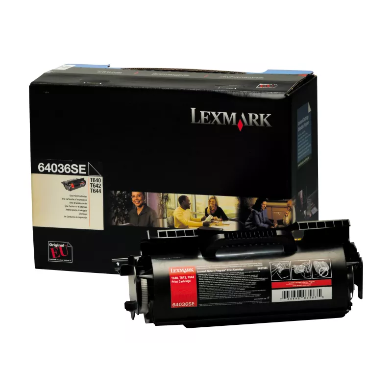 Cartucho de tóner negro Lexmark 64036SE - para T640, T642, T644