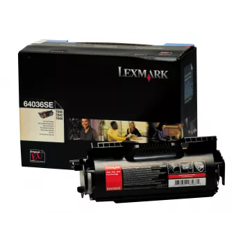 Cartucho de tóner negro Lexmark 64036SE - para T640, T642, T644