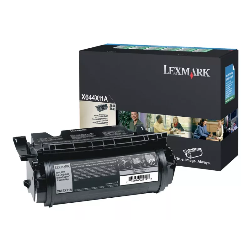Cartucho de tóner negro original Lexmark LCCP, LRP