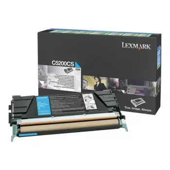 Lexmark cartucho de tóner original cian LCCP, LRP