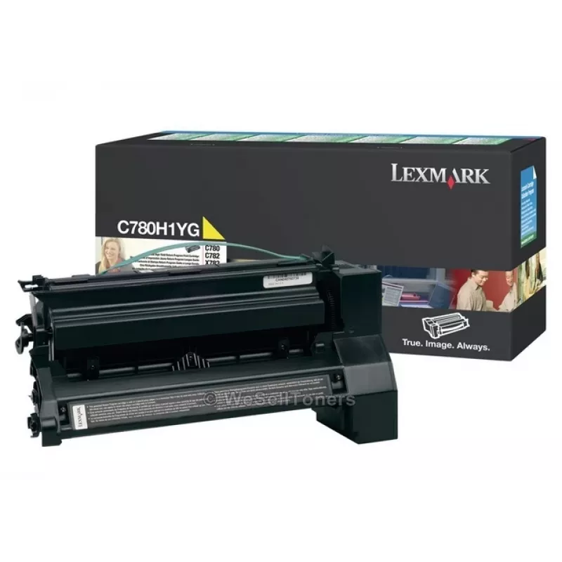 Lexmark Alto rendimiento - Amarillo - Original