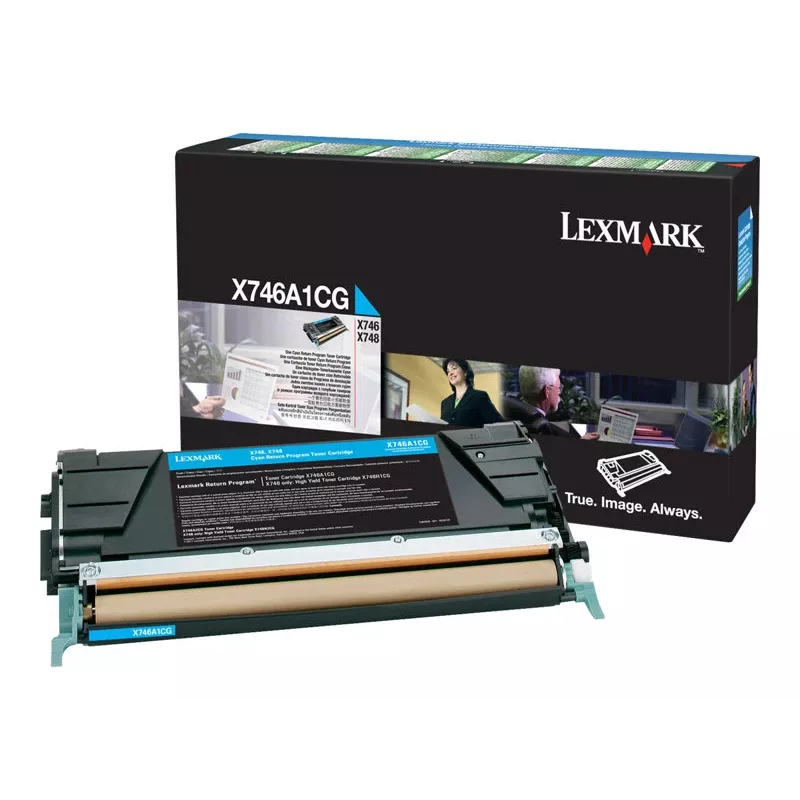 Lexmark X746A1CG Tóner Cian - para X746de, X748de, X748dte