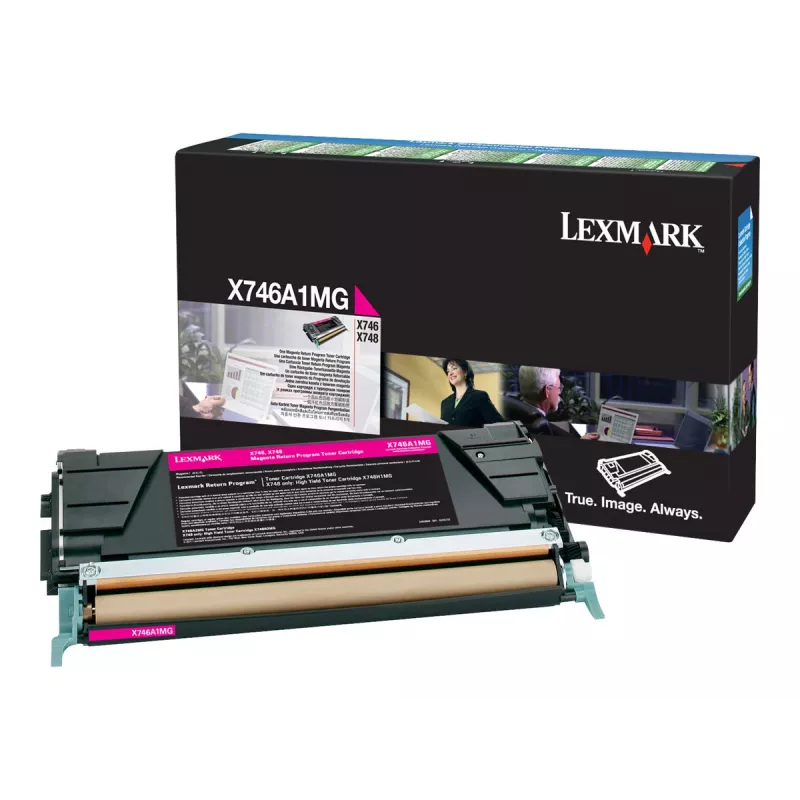 Lexmark X746A1MG Tóner original Magenta para X746de, X748de, X748de LDS, X748de Statoil, X748dte