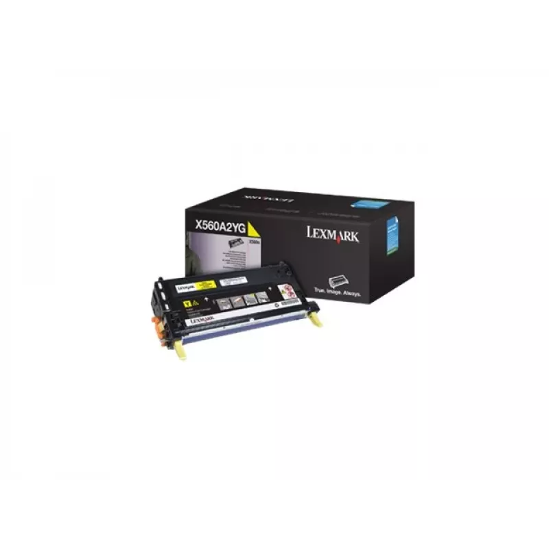 Cartucho de tóner amarillo original Lexmark para Lexmark X560dn