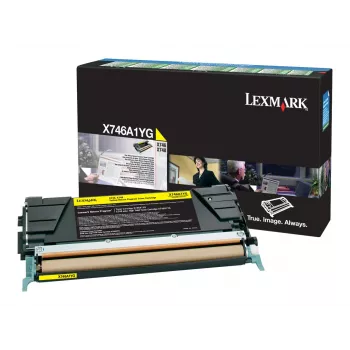 Lexmark Cartucho de tóner amarillo original LCCP, LRP