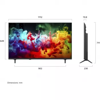 LG 50QNED7EB3C Smart TV 50 pulgadas QNED 4K con procesador α5 Gen5 AI y webOS