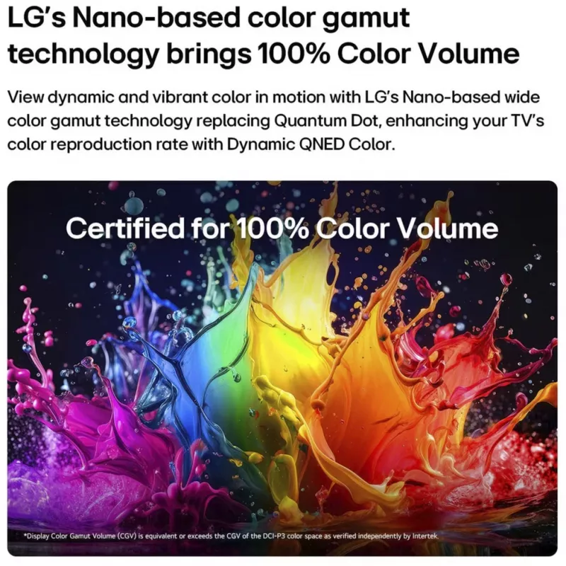 LG 50QNED7EB3C Smart TV 50 pulgadas QNED 4K con procesador α5 Gen5 AI y webOS