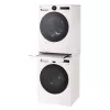 LG DK2W.AGWQKEU estante extraíble para lavadora y secadora, blanco