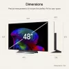 LG Electronics OLED48C6ELB.AEUD Televisor OLED 4K de 48 pulgadas, negro, UltraHD/4K, Triple-Tuner, panel de 120Hz