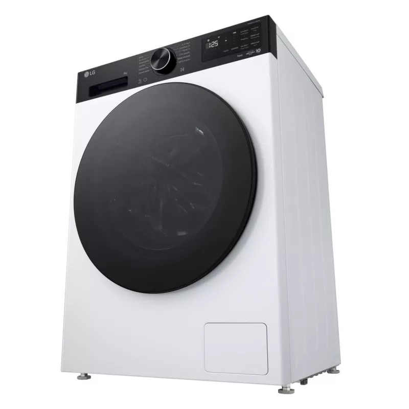LG F2X50S8TKB lavadora de carga frontal 8 kg 1200 rpm con AI DD, vapor y Wi-Fi - blanco