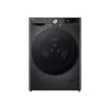 LG F4DR711S2BA Lavadora-secadora, 11 kg de lavado, 6 kg de secado, 1400 rpm, A/D energía, carga frontal, Black Steel, Wi-Fi, vapor, Direct Drive, pantalla TFT