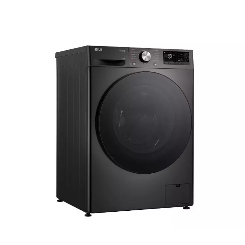 LG F4DR711S2BA Lavadora-secadora, 11 kg de lavado, 6 kg de secado, 1400 rpm, A/D energía, carga frontal, Black Steel, Wi-Fi, vapor, Direct Drive, pantalla TFT