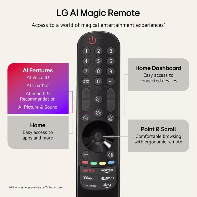 LG OLED55C6ELB.AEUD TV OLED de 55 pulgadas, UHD 4K, triple sintonizador, 120Hz, negro