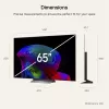 LG OLED65C6ELB TV OLED curva 4K de 65 pulgadas (163,9 cm, negro, Ultra HD/4K, Triple-Tuner, panel 120Hz, webOS, Harman Kardon)