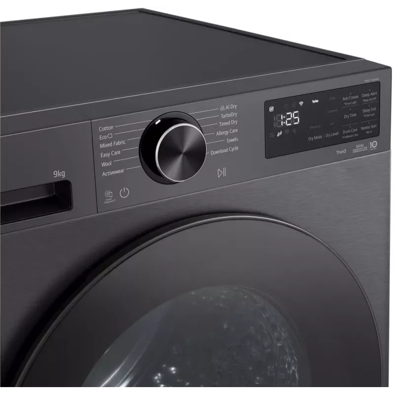 LG RHX7010TBB Secadora, Negro