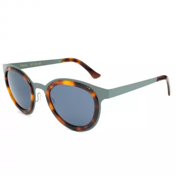 LGR FELICITEBLU39 Gafas de sol unisex - Montura azul, lentes grises, 47/24/145 mm