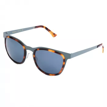 Gafas de sol unisex LGR GLOR-BLUE39 49/22/145 mm lentes azules montura negra