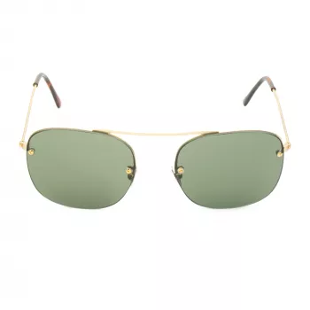 LGR Maasai Gold 02 Gafas de sol - acetato italiano artesanal, protección UV400, cristal 54 mm