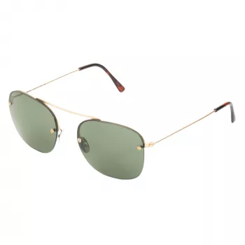 LGR Maasai Gold 02 Gafas de sol - acetato italiano artesanal, protección UV400, cristal 54 mm