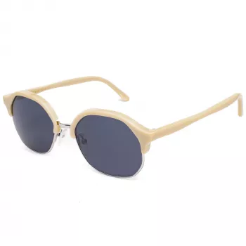 LGR ZANZIBARIVO40 Gafas de sol rectangulares unisex 50/12/135 mm fabricadas a mano en Italia UV400
