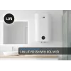 LIN LIFVD1SMWH 80L termo eléctrico inteligente, blanco, Wi-Fi