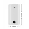 LIN LIFVD1SMWH 80L termo eléctrico universal, blanco, Wi-Fi