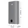 LIN LIFVD1SMGY 100L termo eléctrico universal, gris, Wi-Fi