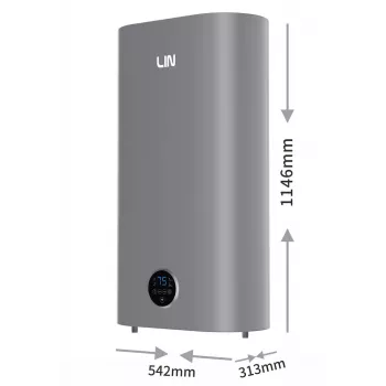 LIN LIFVD1SMGY 100L termo eléctrico universal, gris, Wi-Fi
