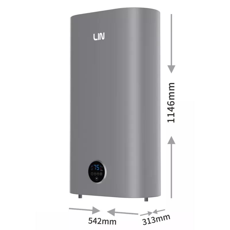 LIN LIFVD1SMGY 100L termo eléctrico universal, gris, Wi-Fi