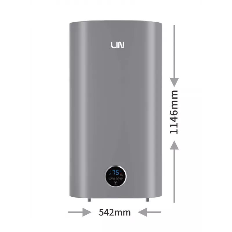 LIN LIFVD1SMGY 100L termo eléctrico universal, gris, Wi-Fi