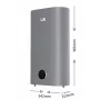LIN LIFVD1SMGY 80L termo eléctrico universal, gris, Wi-Fi