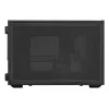 Caja de PC mini-torre Lian Li DAN Cases B4 Wood Edition, Micro-ATX, panel frontal de nogal, Negra