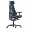 LiberNovo Omni silla de oficina ergonómica con respaldo activo y función de masaje, negra