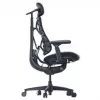 LiberNovo Omni silla de oficina ergonómica con respaldo activo y función de masaje, negra