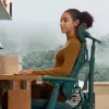 LiberNovo Omni silla de oficina ergonómica con soporte lumbar activo y masaje - verde
