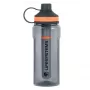 Lifesystems 44030 Botella con filtro de agua 600 ml con filtro de fibra hueca reemplazable – Gris/Azul