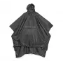 Poncho impermeable de viaje Lifeventure – nailon ripstop impermeable, negro, talla única