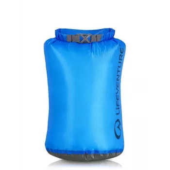 Lifeventure Bolsa estanca ultraligera 35L azul - Nailon ripstop 30D impermeable con cierre de enrollar