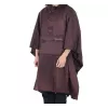 Lifeventure poncho impermeable en Blackcurrant – nailon ripstop con capucha