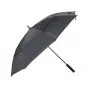Paraguas Lifeventure XL Trek - Negro, resistente al viento, UPF 50+, 98 cm