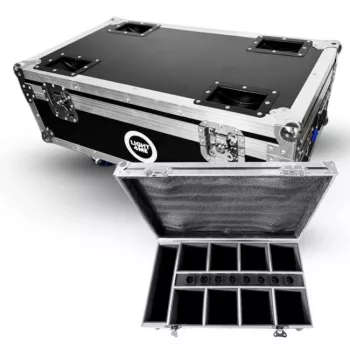 LIGHT4ME ACCU PAR 6x10W CASE 8IN1 Flightcase con 8x focos LED PAR