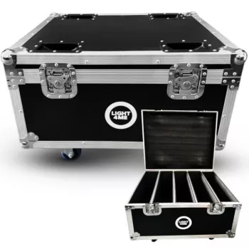 LIGHT4ME AURORA WASH HEAD CASE 4IN1 flight case para 4 cabezas móviles