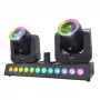 LIGHT4ME CLONE 1 Efecto de luz LED RGBW 2 cabezas