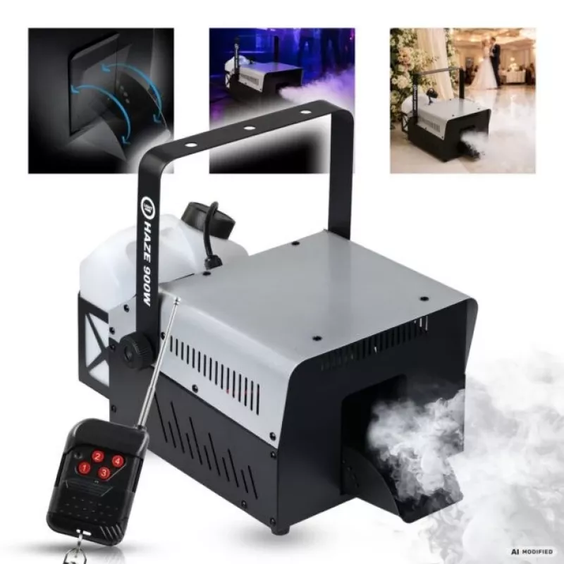 LIGHT4ME HAZE 900W máquina de niebla - generador de humo profesional para escenario y eventos