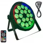 LIGHT4ME HEX PAR RING LED luz de efectos 7x10W RGBWA+UV 48xSMD RGB