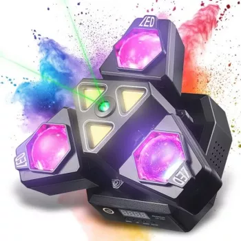 Cabezal móvil con efecto de luz LIGHT4ME MADNESS TRI 3IN1