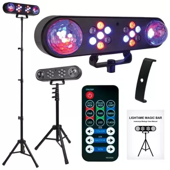 LIGHT4ME MAGIC BAR efecto PAR LED de bola de discoteca con soporte