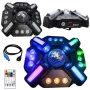 LIGHT4ME MULTIX Luz LED multiefecto 3 en 1 (Derby, estroboscopio, láser)