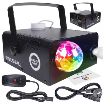 LIGHT4ME S 700W máquina de niebla y humo LED BALL con efecto LED RGB